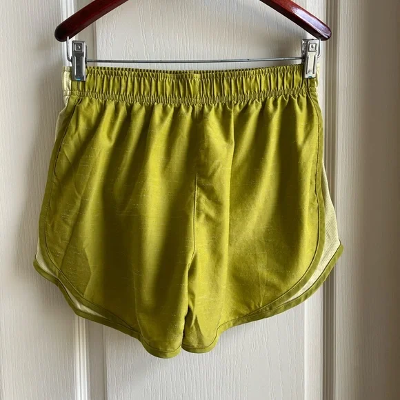 Nike Dri-Fit Running Shorts in Distressed Chartreuse - Picture 5 of 6